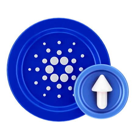 Crecimiento de cardano  3D Icon