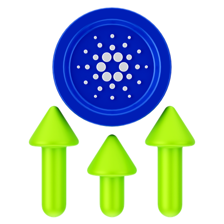 Crecimiento de cardano  3D Icon