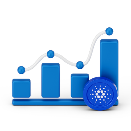 Crecimiento de cardano  3D Icon