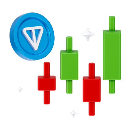 Crecimiento de la moneda de tonelada  3D Icon