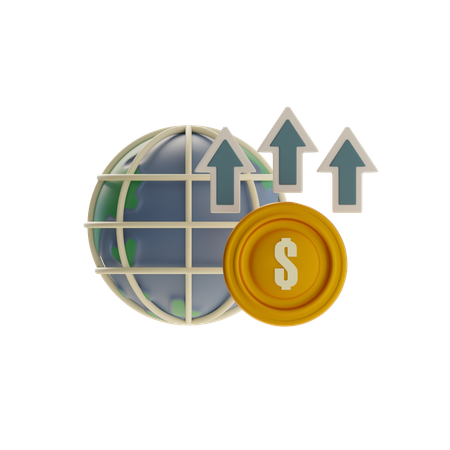 El crecimiento del negocio  3D Icon