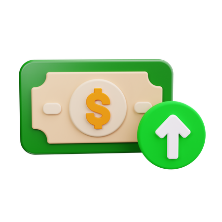 Crecimiento financiero  3D Icon