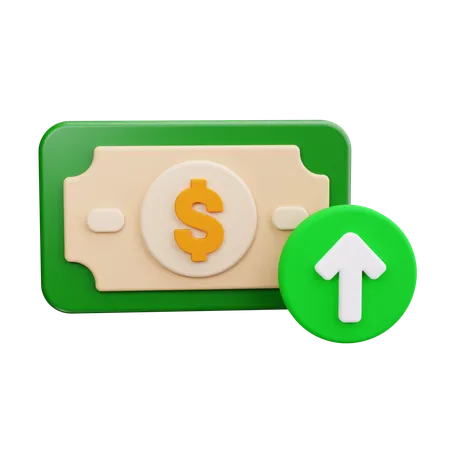 Crecimiento financiero  3D Icon