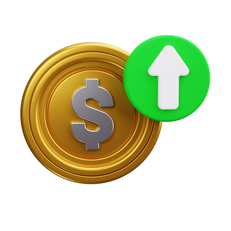 Crecimiento financiero  3D Icon