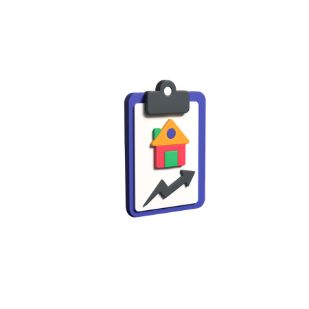 Crecimiento de la propiedad  3D Icon