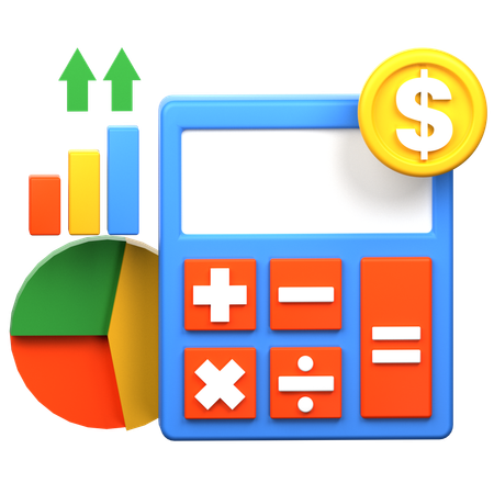 Crecimiento de la inversión  3D Icon