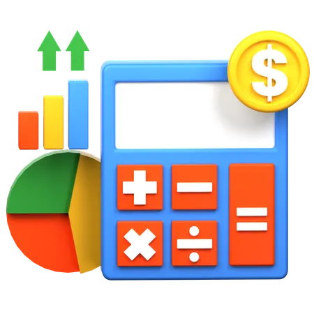 Crecimiento de la inversión  3D Icon