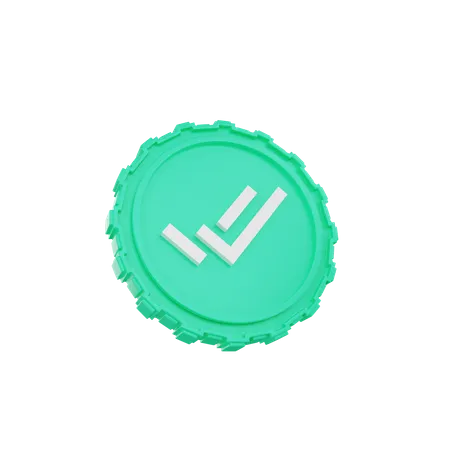 Cred Coin  3D Icon