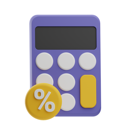 Credit Calculation  3D Icon