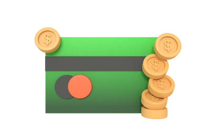 Finance Credit Card 3D Icon