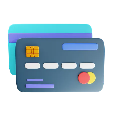 3 D Render Credit Card 3D Icon