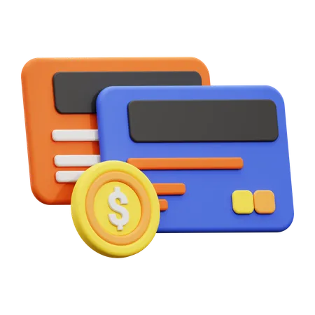 3 D Credit Card Icon 3D Icon