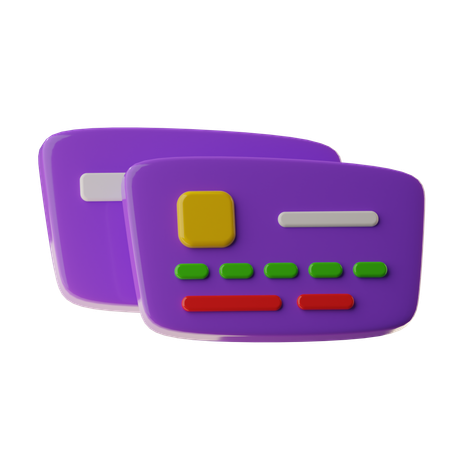 クレジットカード  3D Icon