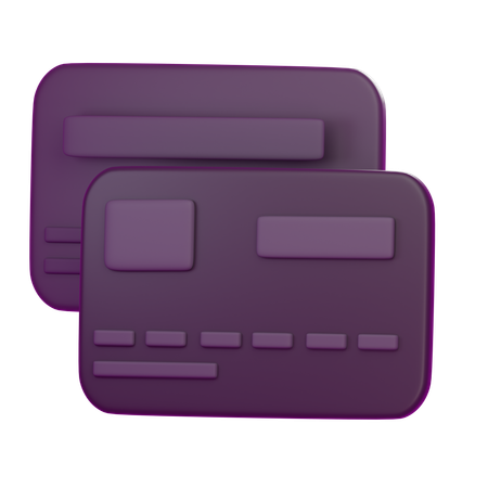 クレジットカード  3D Icon