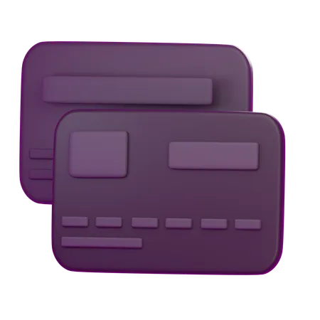 クレジットカード  3D Icon