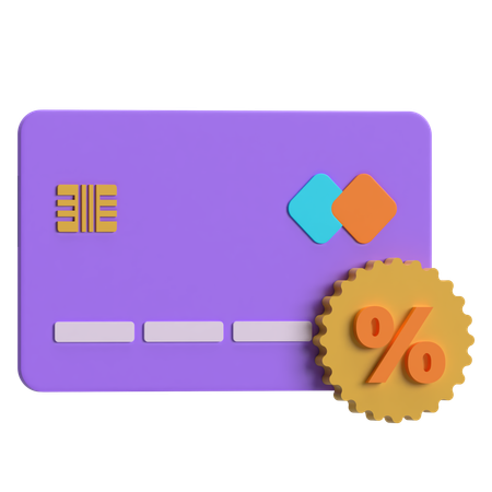 クレジットカード  3D Icon