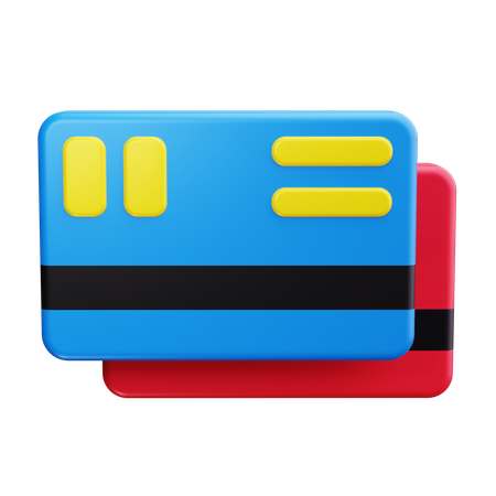 クレジットカード  3D Icon