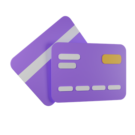 クレジットカード  3D Icon