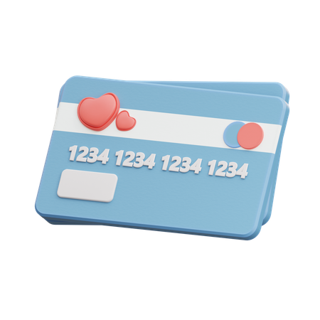 신용 카드  3D Icon