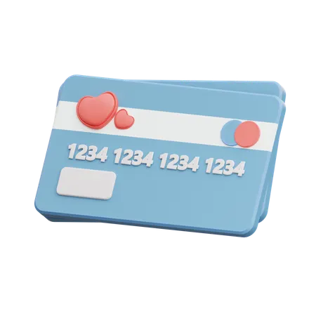 신용 카드  3D Icon