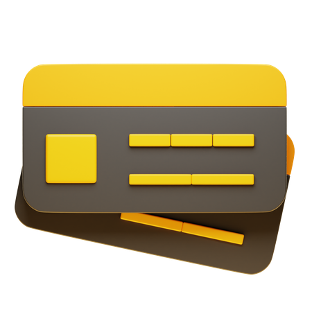 Credit Card  3D Icon