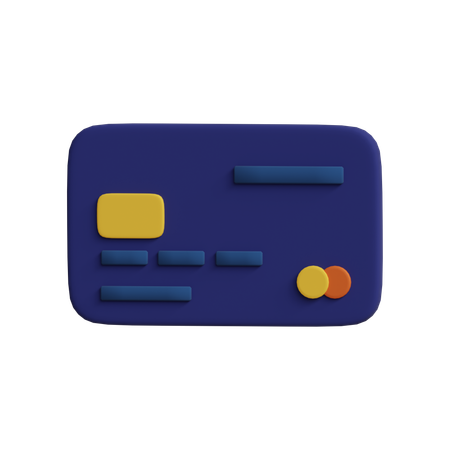 Credit Card  3D Icon