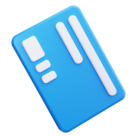 Credit Card  3D Icon