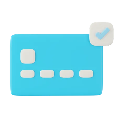 Credit Card  3D Icon