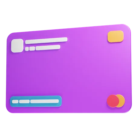 Credit Card  3D Icon