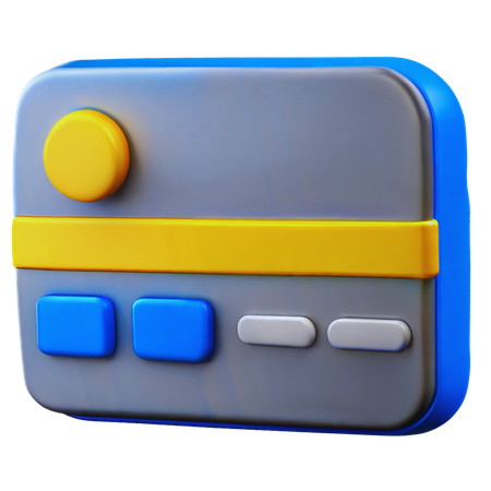 Credit Card  3D Icon