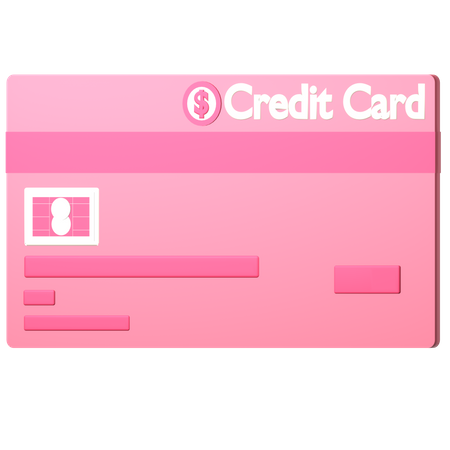 Credit Card  3D Icon