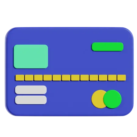 Credit Card  3D Icon