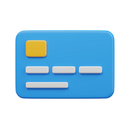 Credit Card  3D Icon