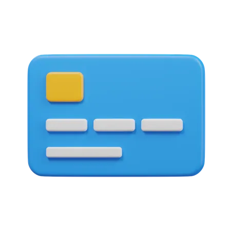 Credit Card  3D Icon