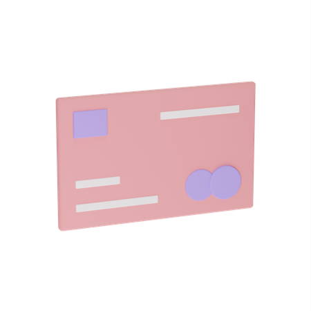 Credit Card  3D Icon