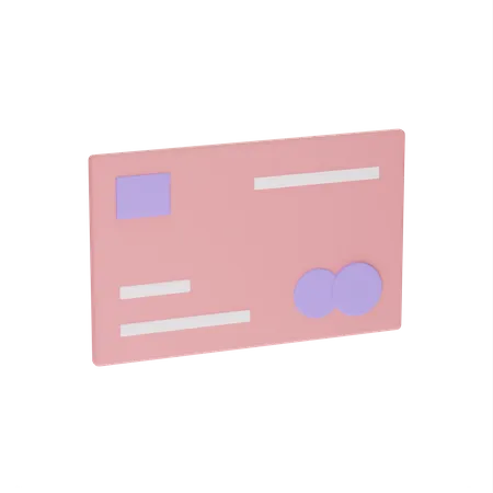 Credit Card  3D Icon