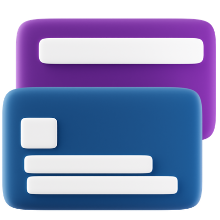 Credit Card  3D Icon