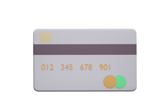 Credit Card  3D Icon