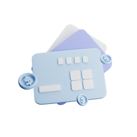 Credit Card  3D Icon