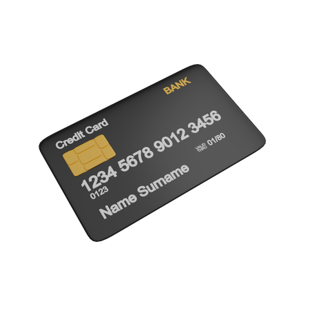 Credit Card  3D Icon