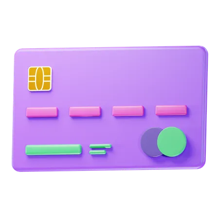 Credit Card  3D Icon