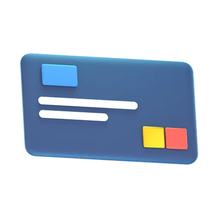 Credit Card  3D Icon