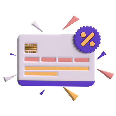 Credit Card  3D Icon