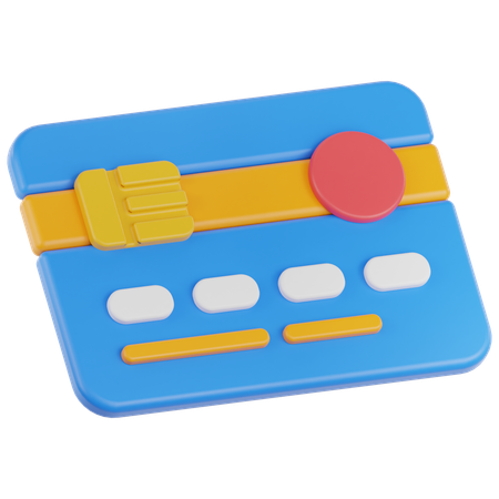 Credit Card  3D Icon