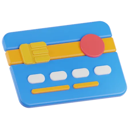 Credit Card  3D Icon