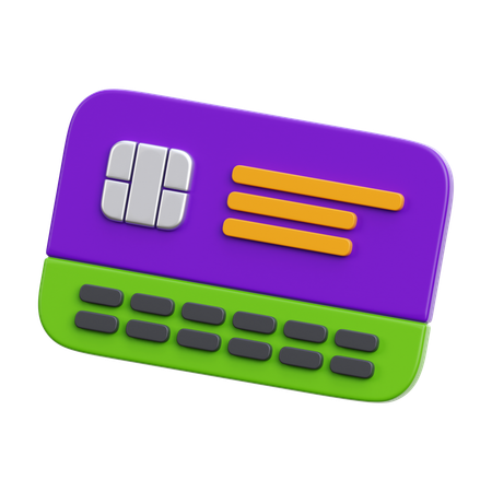 Credit Card  3D Icon