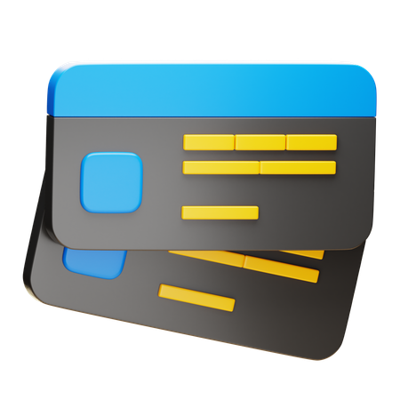 Credit Card  3D Icon