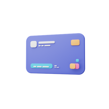 Credit Card  3D Icon