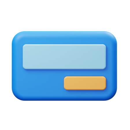 Credit Card  3D Icon