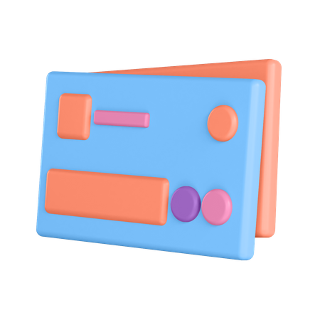 Credit Card  3D Icon